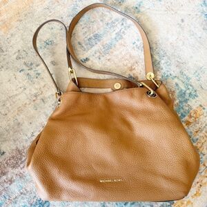 Michael Kors Raven Leather Tote Bag